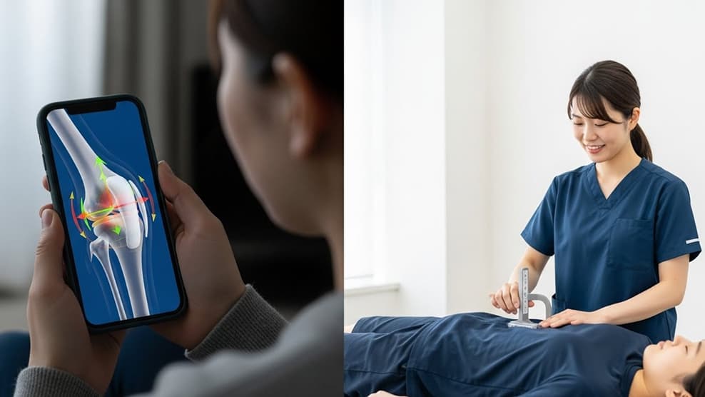 3D解剖アプリと超音波治療機器を使った最新の整体施術